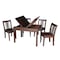 International Concepts Rectangle Table with 4 San Remo Juvenile Chairs, 24 W, 33.1 L, 22.2 H, Wood, Rich Mocha K15-JT2532L-CC105-4 - alternate 3